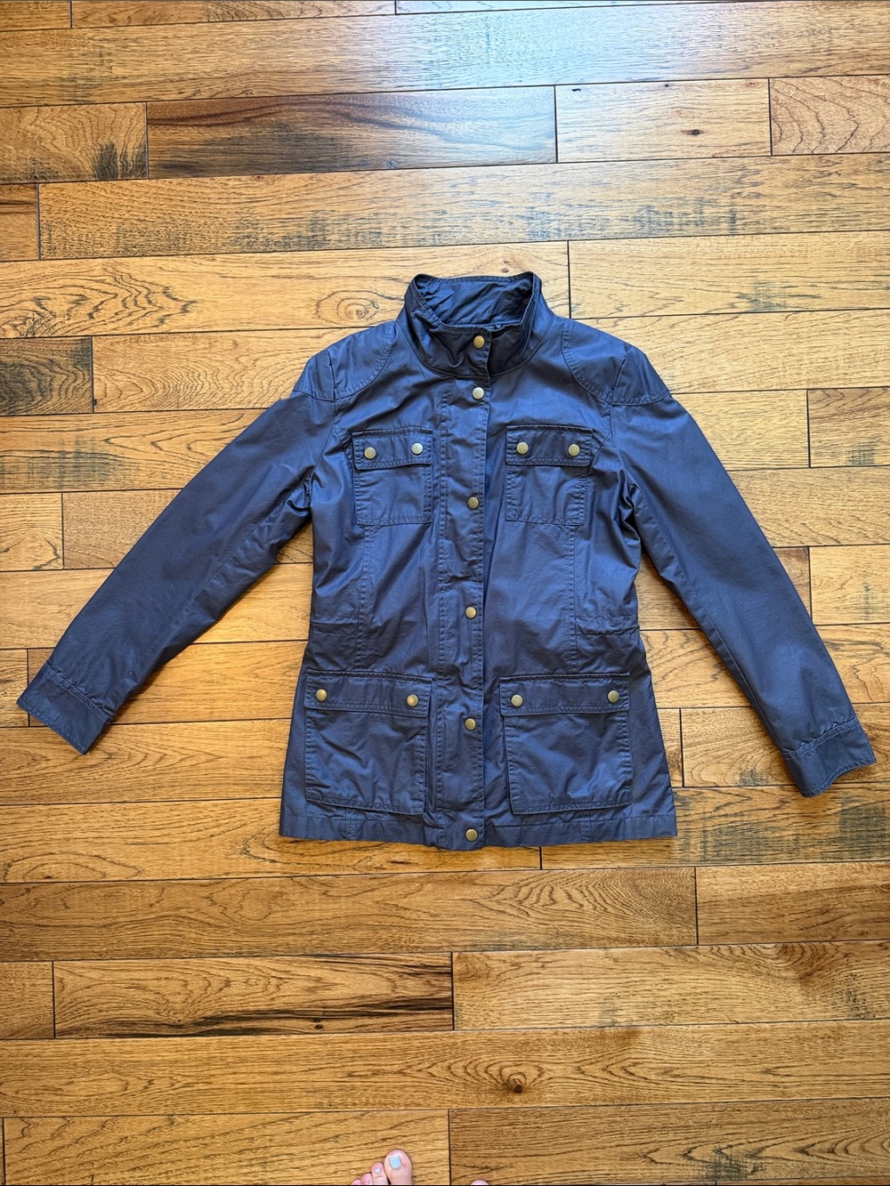 Banana Republic Women’s Gray Utility Jacket - Lightweight Field Coat